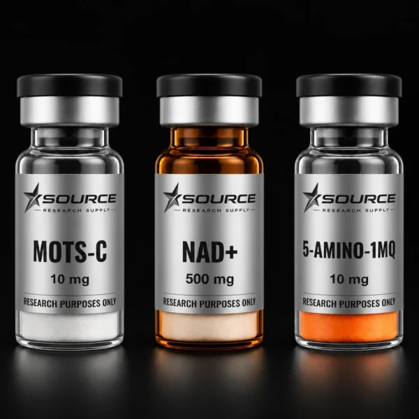 CELLULAR Research Starter Kit with MOTS-C, NAD+ and 5-Amino-1MQ approved catalog vials