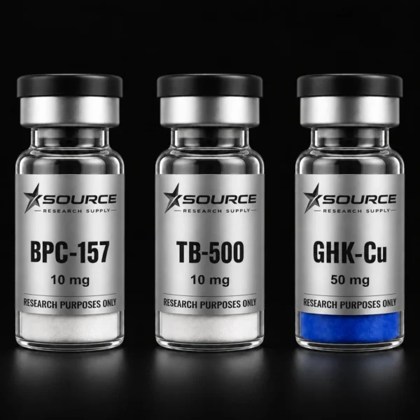 REPAIR Research Starter Kit with BPC-157, TB-500 and GHK-Cu approved catalog vials