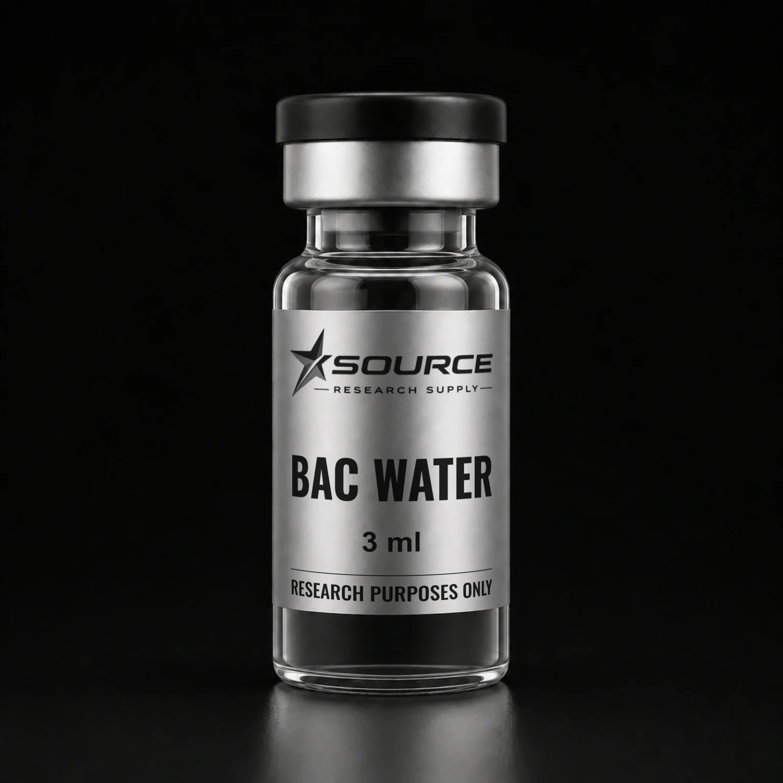 Source Research Supply BAC WATER 3mL vial