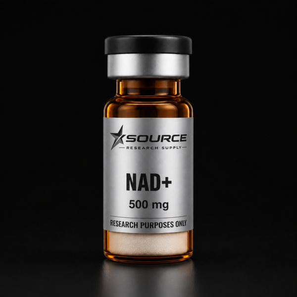 Source Research Supply NAD+ 500mg amber glass vial