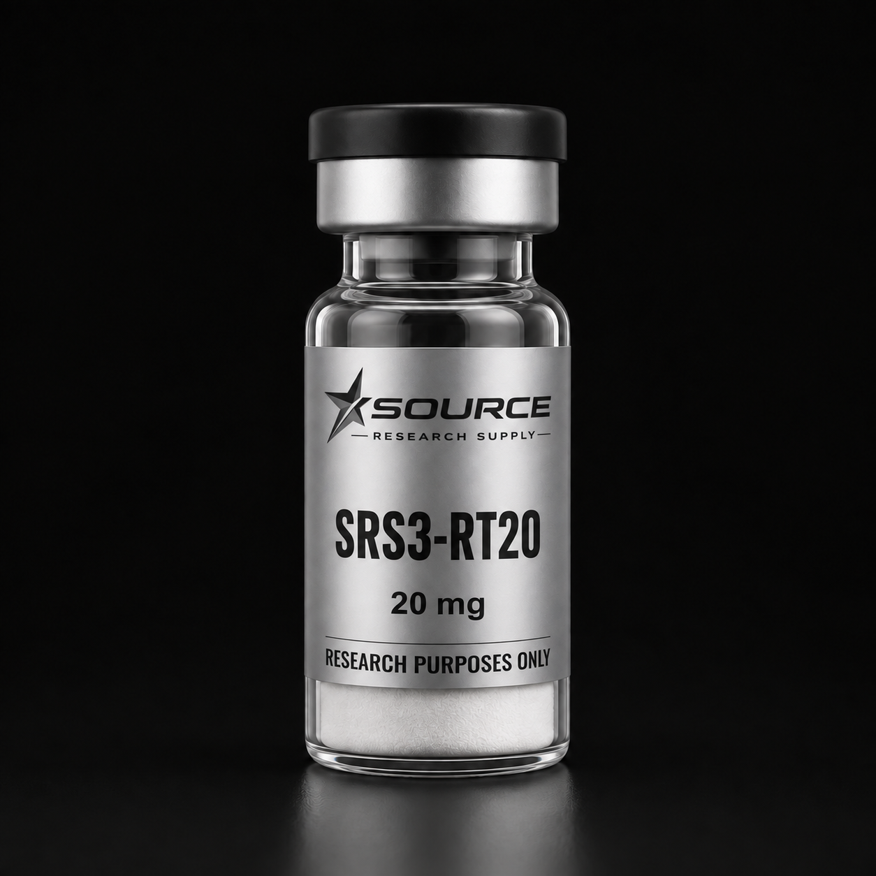 Source Research Supply SRS3-RT20 20mg vial with white contents